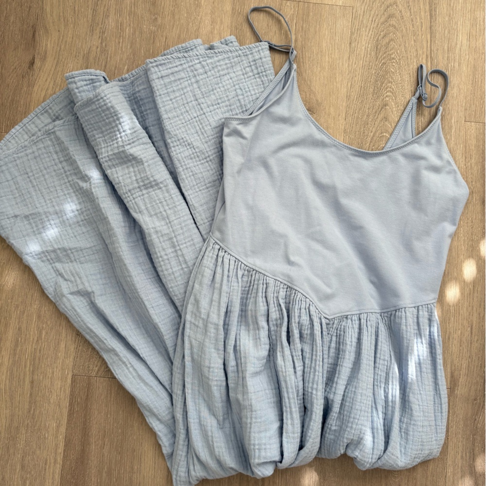 Aerie Light Blue Maxi Dress